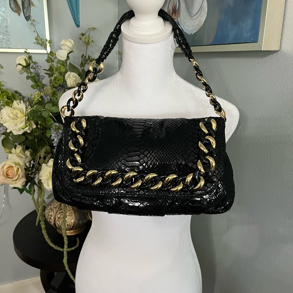 Michael Kors black hand bag w/ dust bag.